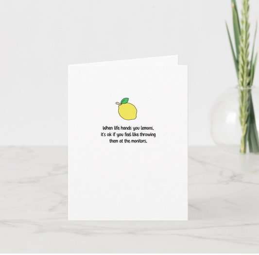Lemons Card