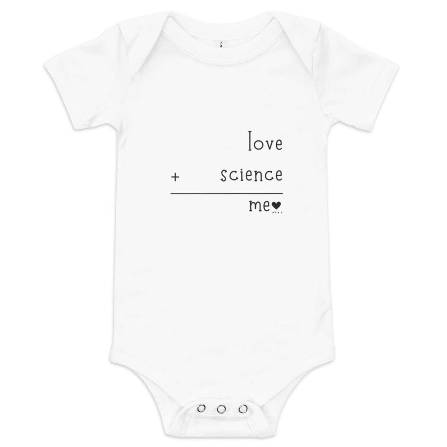 Love + Science = Me Onesie