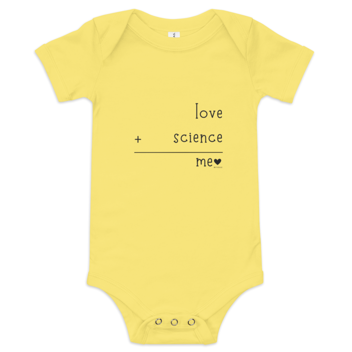 Love + Science = Me Onesie