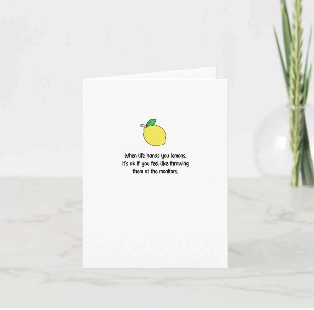 Lemons Card